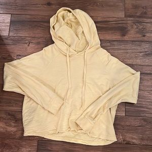 Yellow hoodie